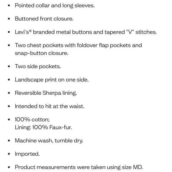 $168 L-XL-3XL Levi's REVERSIBLE VINTAGE RELAXED FIT SHERPA TRUCKER JACKET - Picture 12 of 13